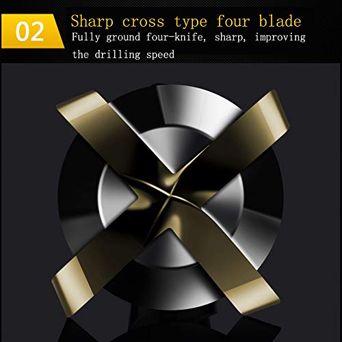【 2019 New Design】8PC Concrete Drill Bit Set, Mgtgbao Masonry Drill Bits For Tile,Brick, Plastic and Wood,Tungsten Carbide Tip Best for Wall Mirror and Ceramic Tile on Concrete and Brick Wall (6-12mm) - Thumbnail 2