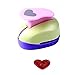 Craft Punch Paper Punch Scrapbooking Punches DIY Paper Cutter Eva Foam Maker Paper Drillers,Heart Shaped