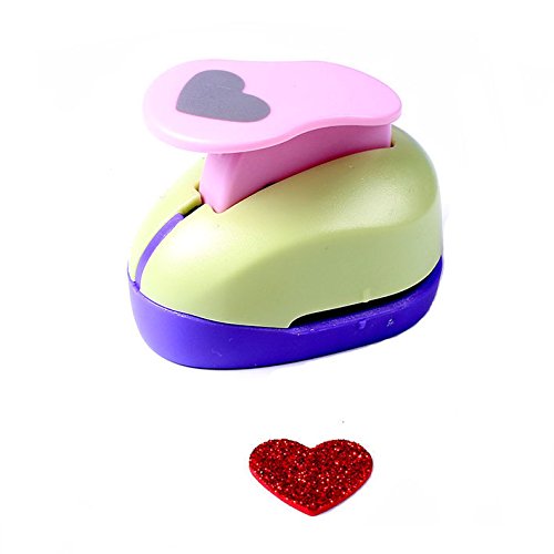 Sunny W Craft Punch Paper Punch Scrapbooking Punches Diy Paper Cutter Eva Foam Maker Paper Drillers,Heart Shaped