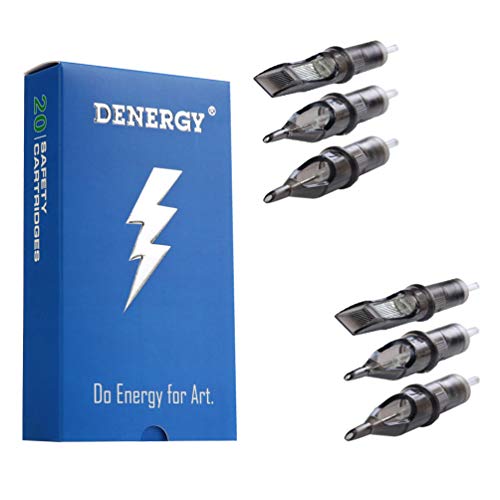DENERGY V1 20pcs/Box Premium Quality Tattoo Needle Cartridge Magnum Ã˜0.35mm For Standard Shader Tattooing (1205RM)
