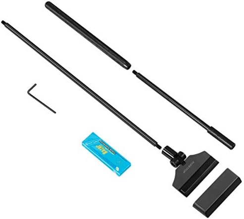 Ledmomo 水槽用 スクレーパー アクアリウム コケ取り 掃除 シルバートーン 藻類 クリーニング クリーナー 水槽掃除用品