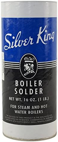 Silver King Skbs 16 Oz (1 Lb) Boiler Solder For Steam And Hot Water Boilers