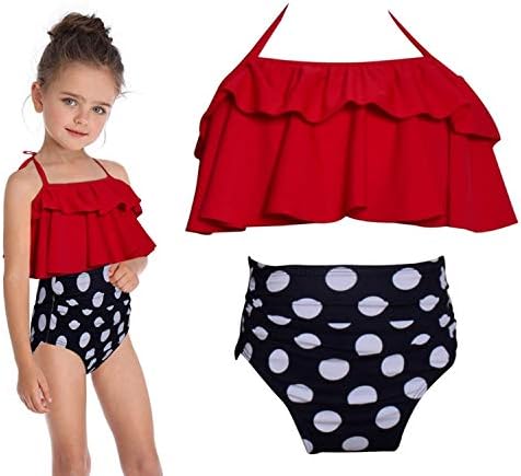 kids red swimsuit