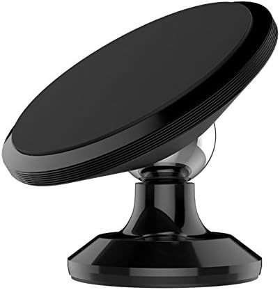 Magnetic Car Phone Holder,360° Rotation Universal Magnetic Dashboard Car Mount iPhone Samsung Galaxy Huawei (Black)