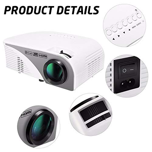 Proyector-portatil-Unicview-SG100-soporta-hasta-FULLHD-con-TV-TDT-de-Alta-definicin-USB-con-decodificacin-Dolby-AC3-HDMI-VGA-lmpara-de-50000-Horas