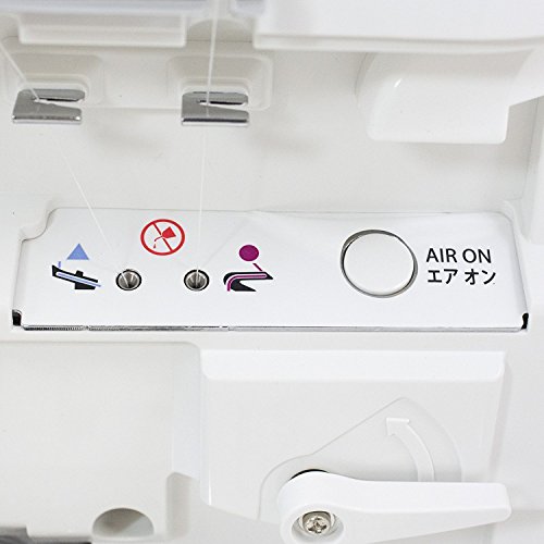 image for Juki MO-1000 Serger, Push Button Jet Air Looper Threader w/ Exclusive 
