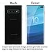 AMOVO Screen Protector for Galaxy S10 Plus/S10+ (6.4’’) [2Front+1Back] [Fingerprint ID Friendly] Samsung Galaxy S10 Plus Screen Protector TPU [Not Glass] S10+ Case Friendly Soft Film (2Front+1Back)
