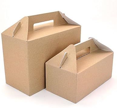 5 marrón Picnic fiesta y cajas de Gable – SML: Amazon.es: Hogar