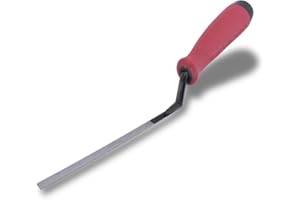 Marshalltown QLT Tuck Pointers, Soft Grip Handle, 6 1/2 x 1/4 Inch, Mortar Repair, Masonry, TPSG614