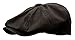 Rooster Washed Cotton Newsboy Gatsby Ivy Cap Golf Cabbie Driving Hat (Large, Black)