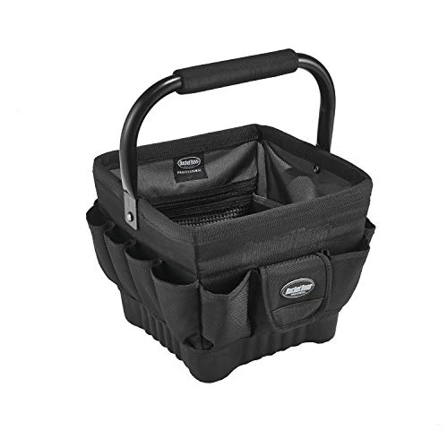 Bucket Boss Pro Tool Tote 11 Tool Bag In Black 74012