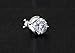 Crystalline Azuria Ladybugs Stud Earrings with White Zirconia Crystals 18K Gold Plated for Women