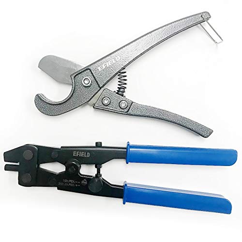 Pex Ring Removal Tool with Pex Pipe Cutter Removes 1/2" 1" Pex Rings