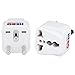 Hero Premium US to India Power Adapter Plug (Type D, Pack of 3, Grounded)