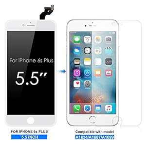 BuTure Schermo per iPhone 6S Plus (Bianco) - immagine 3