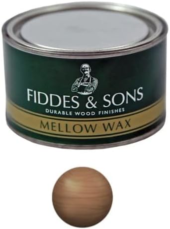 Fiddes Mellow Furniture Woodwork Wax 400ml English Oak - Fine Wood Finish