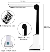 Lodokdre Portable HD Scanner Document Camera Real-Time Projection Video A4 view 2