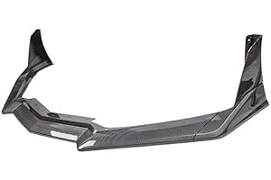 AUTRAGO for Chevrolet Corvette C8 Z51 2020-2024 Front Bumper Lip Splitter (Carbon Fiber Look)