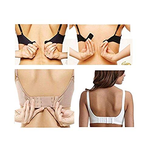Cotton Women Ladies Bra Extension Strap Extender 6 Pcs Bra Extender 3 Hooks 2 Rows/2 Hooks 2 Rows