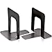 Officemate 5-Inch Standard Steel Bookend, 1 Pair, Black (93021)