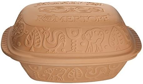 Romertopf 99113 Glazed Clay Cooker, Large by Rmertopf Germany