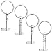 VTurboWay 4 Pack Quick Release Pin 1/4" Diameter w/Drop Cam & Spring, Usable Length 1", Full 316 Stainless Steel, Bimini Top Pin, Marine Hardware, All Parts are Made of 316 Stainless Steel
