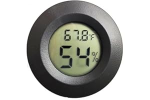 Begeterday Thermometer and Humidity Gauge for Hermit Crab, Ideal Supplies for Hermit Crab Tank