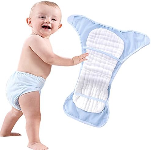 Reusable baby cotton diapers,Size 2, for 0-24 Month Supply (13 Count) of Baby Diapers, (S 0-12 months baby)