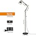 LEPOWER Metal Floor Lamp, Architect Swing Arm Standing Lamp with Heavy Metal Based, Adjustable Head Reading Light for Living Room, Bedroom, Study Room and Office