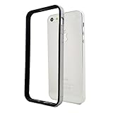 TOMALL Soft Rubber TPU Gel Ultra Thin Bumper Case Cover Skin for Apple iPhone 5 5S (Gray)