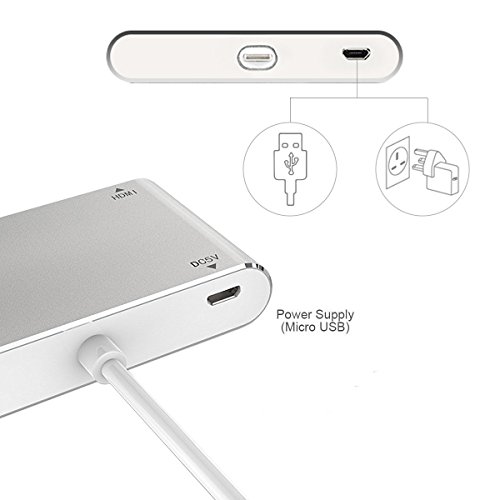 image for TENNBOO HDMI/VGA/AV/Audio Multiport Cable Adapter Connector,Plug and P