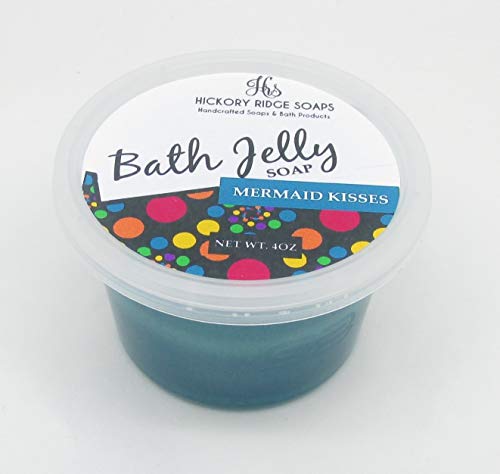 Mermaid Kisses Bath Jelly Soap | Bath Jellies | Shower Jellies | Body Wash | 4oz