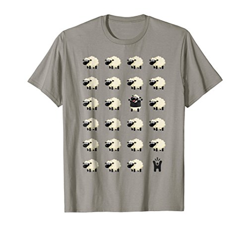 Fun Black Sheep Happy-Me T-Shirt