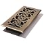 Decor Bodenregister 3 Zoll (25,4 Cm) Aus Bronze - Klassisches Design, Einfache Montage
