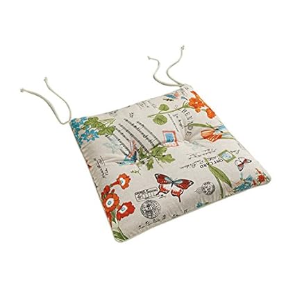 BEST Stuhlauflage, 45 x 46/42 x 5 cm, mehrfarbig