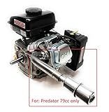 ARSPORT Exhaust with Muffler for: Predator 3HP 79cc from Harbor Freight Tool, Mini Bike.