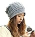 LIFECART Women Girl Slouchy Knit Beret Beanie Hat Cap Light OneSize, (As The picture)