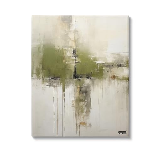 Stupell Industries Modern Paint Drip Horizon Canvas Wall Art by RB