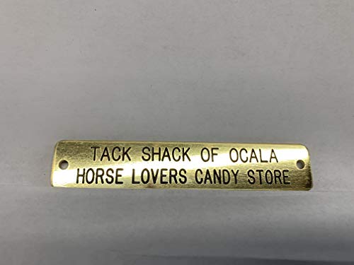 Tack Shack Of Ocala Leather Halter with Customized Engraved Name Plate (Cob)