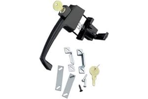 Wright Products VK333X3BL Products-VK333X3BL Keyed Tie-Down Push Button Handle, Black