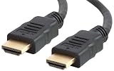 C2G 56782 4K UHD High Speed HDMI Cable (60Hz) with Ethernet for 4K Devices, TVs, Laptops, and Chromebooks, Black (3 Feet, 0.91 Meters)