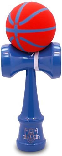 Basketball Kendama Orange &amp; Blue With Blue Handle by Kaleb USA