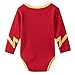 A&J Design Baby Boys' The Flash Long Sleeve Bodysuit 6-9 Months