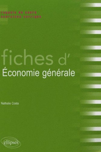 Fiches d'économie générale