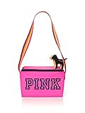 VICTORIA SECRET LIMITED EDITION PINK LUNCH BOX TOTE COOLER W DOG KEYCHAIN