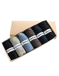 Feetalk - Calcetines para hombre, ultra finos, clásicos, de algodón, para negocios