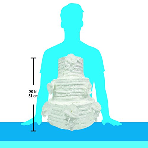 Pinatas Large Wedding Cake, Party Game, Centerpiece Decoration, Photo Prop & Money/Card Holder