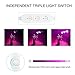 Grow Light, LED Grow Lights for Indoor Plants, Lxyoug Stepless Dimmable 15W 15LEDs Bulb Red Blue Spectrum, 3-Head Divide Control Adjustable Gooseneck