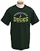 NCAA Oregon Ducks Saunders Short Sleeved T-Shirt, Forest Green, Medium