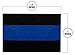 Blue Lives Matter License Plate Sticker - Pack of 10 - Vinyl Decal - Weatherproof - Reflective Cop Thin Blue Line Decals - Thin Blue Line Flag Support Police/Law Enforcement Officers (1